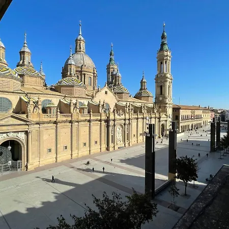 Vtz El Balcon A La Basilica II - Vistas Inmejorables A La Basilica Del Pilar! Appartement Zaragoza Buitenkant foto