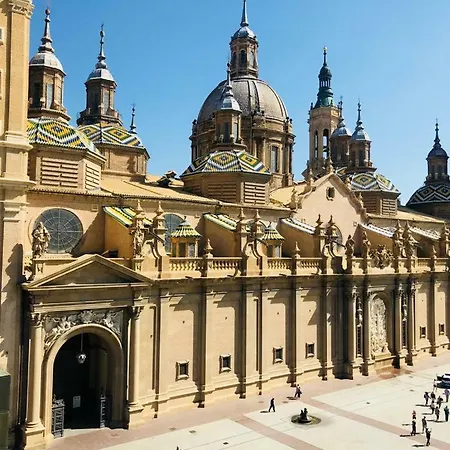 Vtz El Balcon A La Basilica II - Vistas Inmejorables A La Basilica Del Pilar! Appartement Zaragoza Buitenkant foto
